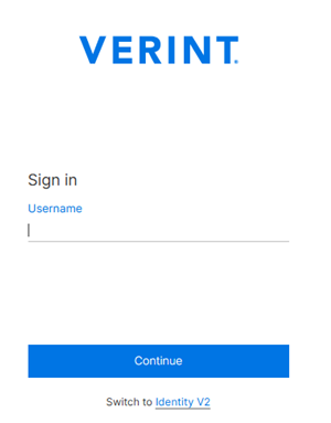 Identity V1 users: Sign in with MFA - Documentation - Verint Identity ...