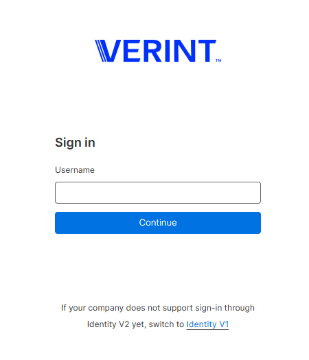 Identity V2 users: Sign in with MFA - Documentation - Verint Identity ...